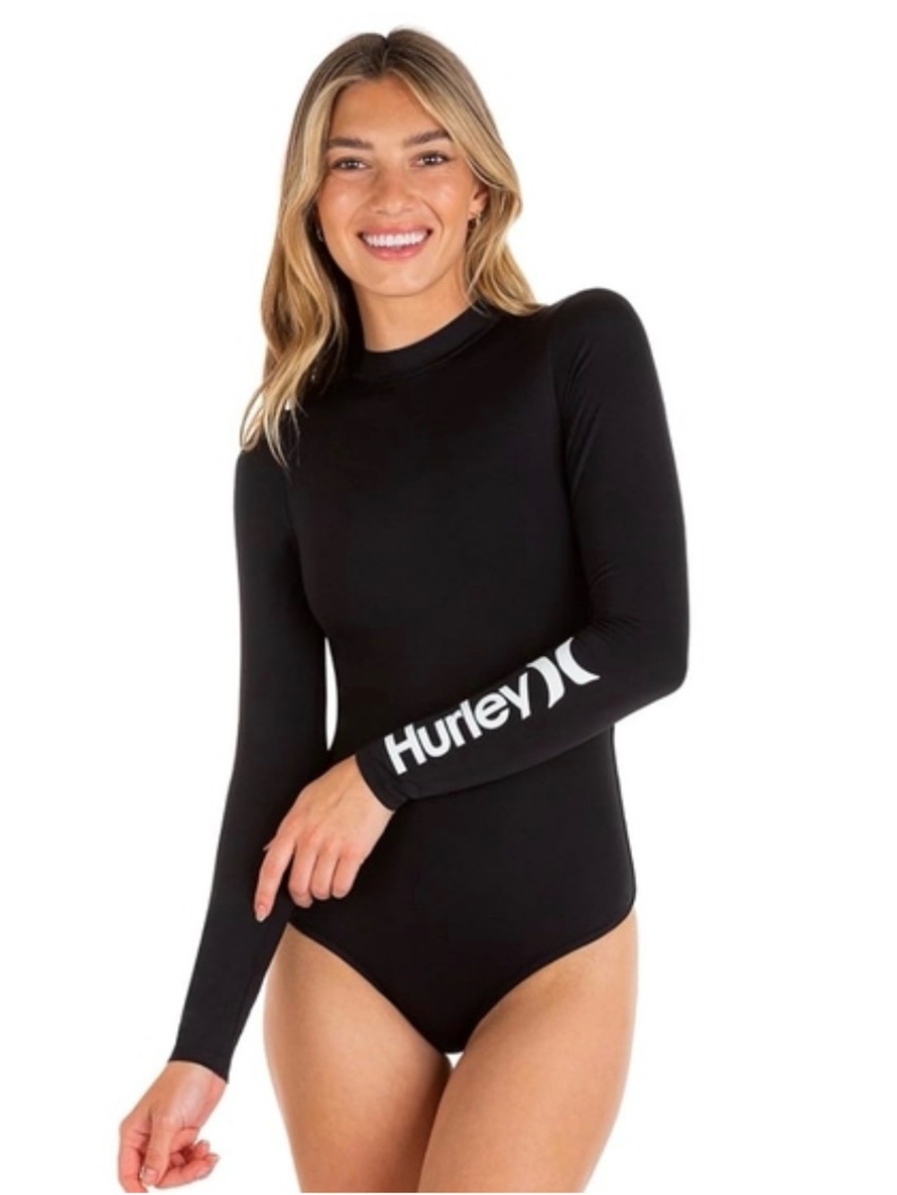 Hurley OAO Long Sleeve Black Surf Suit / Rash Guard